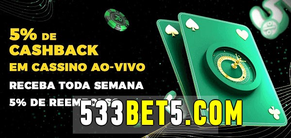 Promoções do cassino ao Vivo 533bet 